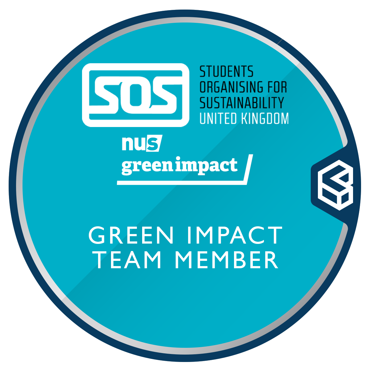 Graphic from GILA scheme indicating Green Impact Team Member status
